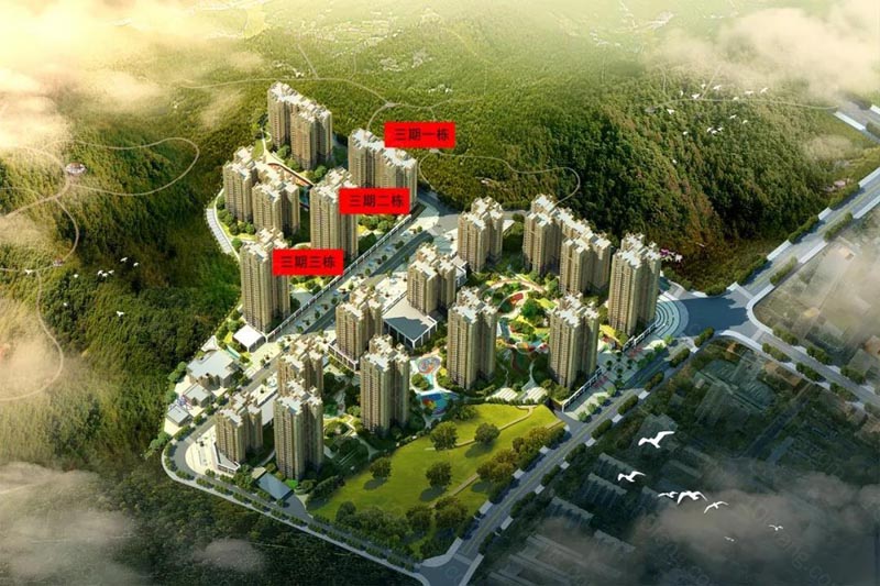 苏仙区明大公园九里项目位于郴州香雪中路东坡岭隧道口右转200米