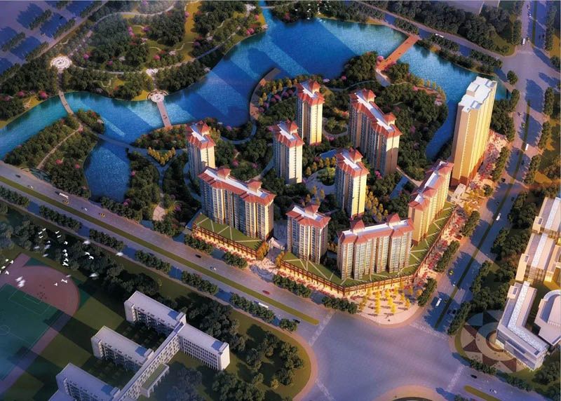 郴州-苏仙区翰林学府项目位于郴州市苏仙区五里牌镇仙林大道与工业大道交汇处