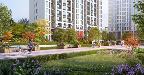 在资兴城市向东发展的壮阔版图上，一座法式风情的人居地标拔地而起。东江御景这座建面约 8 万㎡的法式公园名校府邸，以坐北朝南的绝佳朝向，将江景与园景尽数收藏，于东江大道与升级后的 S322 省道交汇处西侧，