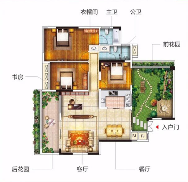 郴州-汝城县江南学府为您提供空中花园图片详情鉴赏