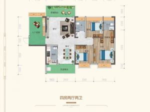 郴州-永兴县裕泰铭都三期为您提供A户型鉴赏