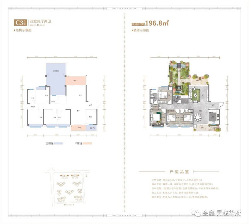 郴州-嘉禾县碧桂园为您提供C3户型图片详情鉴赏