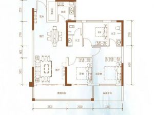 郴州-嘉禾县九老峰首府为您提供C3户型鉴赏