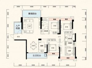 郴州-嘉禾县中港瓏熙府为您提供D1户型鉴赏