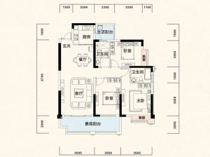 郴州-嘉禾县中港瓏熙府为您提供D3户型鉴赏