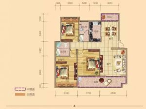 郴州-桂阳县金桂世纪城为您提供D-1户型鉴赏