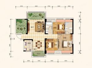 郴州-桂阳县东城御府为您提供B户型鉴赏