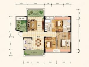 郴州-桂阳县东城御府为您提供B1户型鉴赏