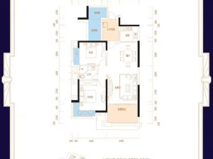 郴州-苏仙区林邑星湖湾为您提供5栋A3户型鉴赏