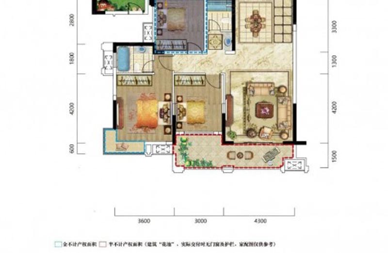 郴州苏仙区明大公园九里为您提供该项目A1户型图片鉴赏