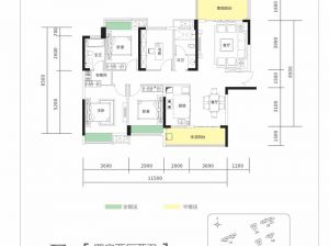 郴州-苏仙区众联瓏熙府为您提供E2户型鉴赏