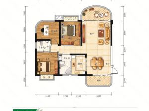郴州-苏仙区飞天翠水源为您提供A1户型鉴赏