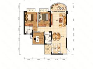 郴州-苏仙区飞天翠水源为您提供C户型鉴赏