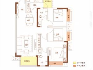 郴州-苏仙区长房金宸府为您提供B2户型鉴赏