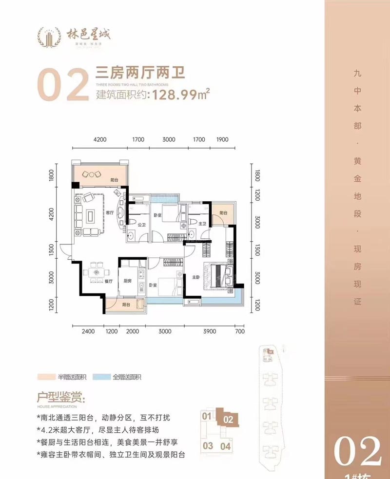 郴州北湖区林邑星城为您提供02户型图片详情鉴赏