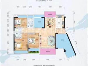 郴州-永兴县金慧御江豪庭为您提供1栋01户型鉴赏