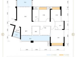 郴州-北湖区五岭和悦府为您提供A1户型鉴赏