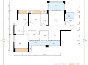 郴州-北湖区五岭和悦府为您提供B1户型鉴赏