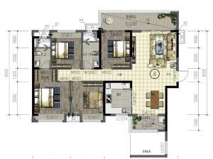 郴州-安仁县友豪国际为您提供A户型鉴赏