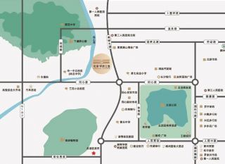 郴州-北湖区北湖学府江湾为您提供该项目区位图欣赏